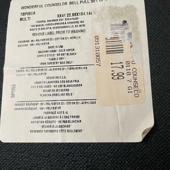 Lion of the Tribe of Judah tapestry wall hanging - Picture 6 of 6